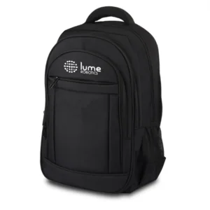 - Huble Brindes Corporativos Mochila Personalizada com gravação de marca empresarial. Opção de brindes para empresa.