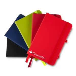 - Huble Brindes Corporativos Caderno Personalizado com personalização de marca empresarial. Opção de brinde corporativo para empresas.