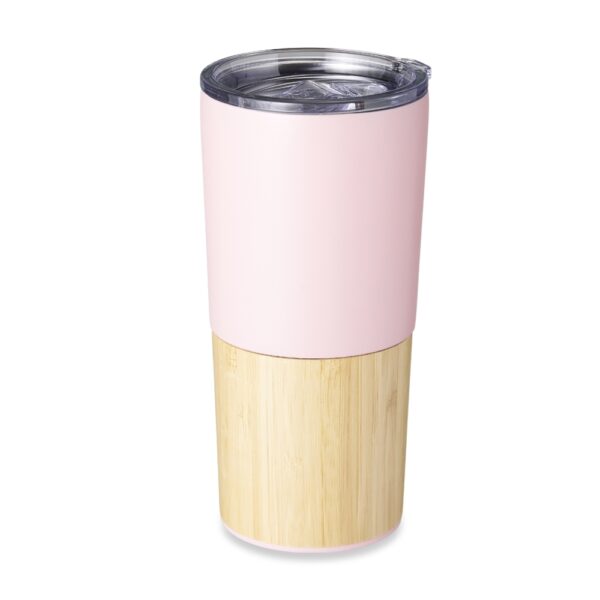 Copo térmico personalizado bambu 600ml corporativo
