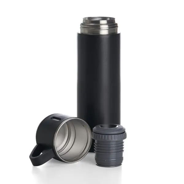 Garrafa térmica azul 450ml personalizada para brindes