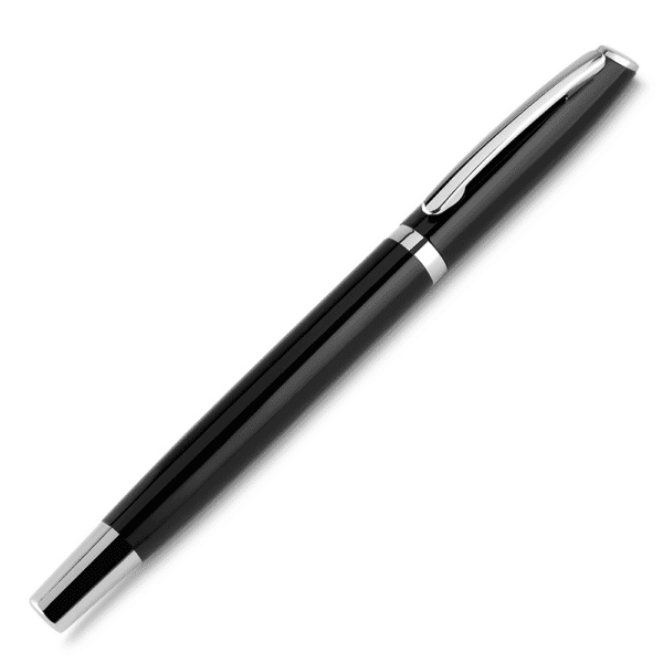 Caneta Personalizada com logotipo de marca corporativa. Brinde personalizado refinado.