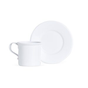Kit Café Personalizado Xícara 100ml com Pires Alumínio