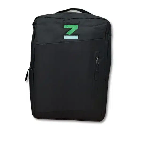 Mochila notebook vermelha personalizada com logo empresa