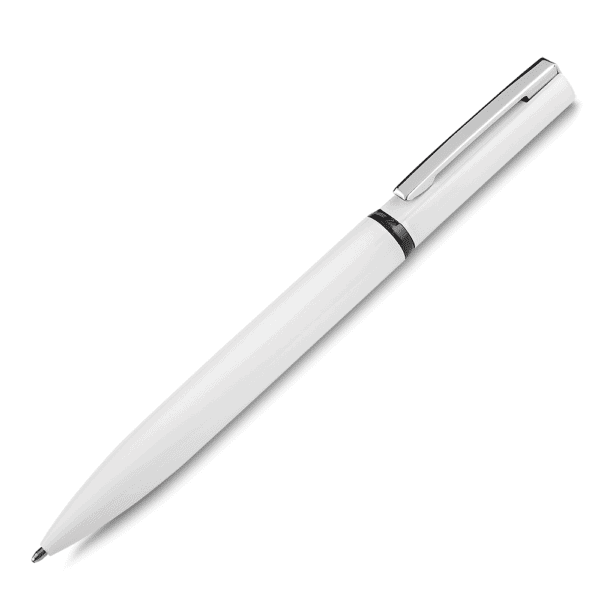 Caneta Personalizada com personalização de logotipo de marca corporativa. Brinde personalizado sofisticado.