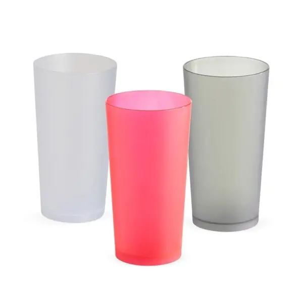 Copo plástico corporativo 420ml personalizado com marca