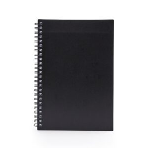 Caderno Personalizado Plástico Wire-o com Pauta A5 21,2x15cm