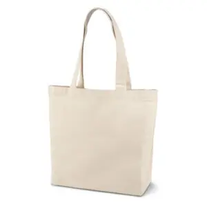 Sacola ecobag algodão 180g natural personalizada com logo transfer