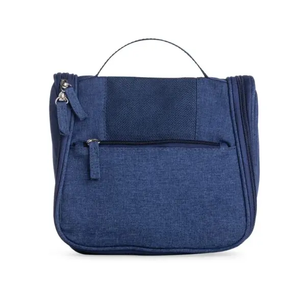 Necessaire premium cinza personalizada para empresas silk