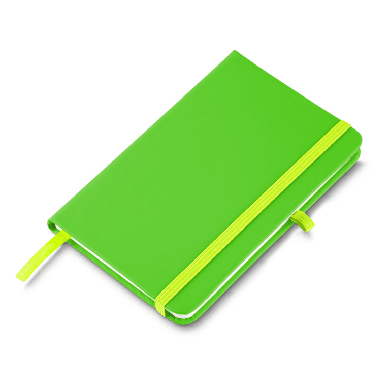 Caderno Personalizado tipo Moleskine PAUTA-HUBAS-CAD003