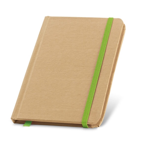 Caderno Ecológico Personalizado Papel Reciclado sem Pauta Capa Dura 14x10cm