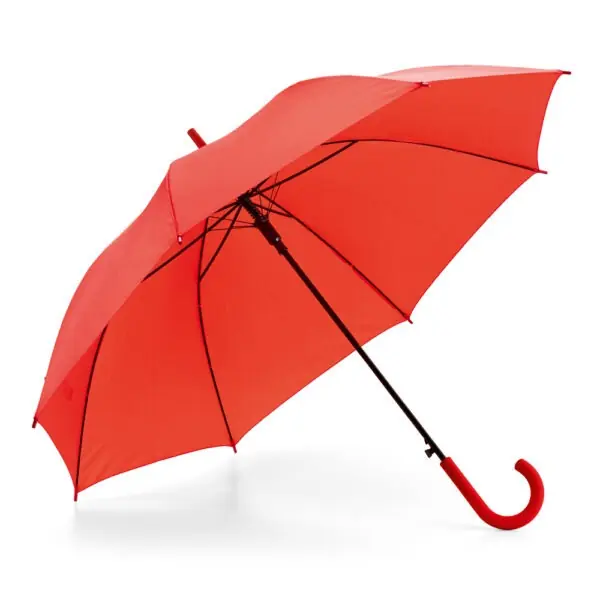 Guarda chuva personalizado rosa com logo transfer para eventos