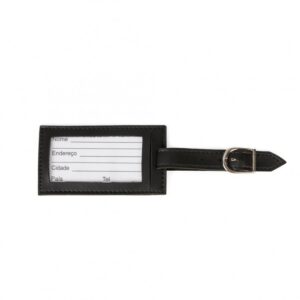 Tag Identificador Personalizado Couro Sintético