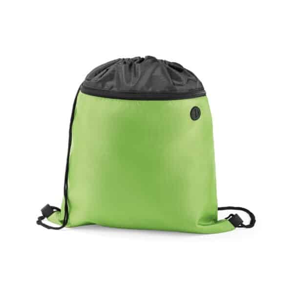 Mochila Saco Personalizada com logotipo de marca corporativa. Opção de brinde personalizado para empresas.