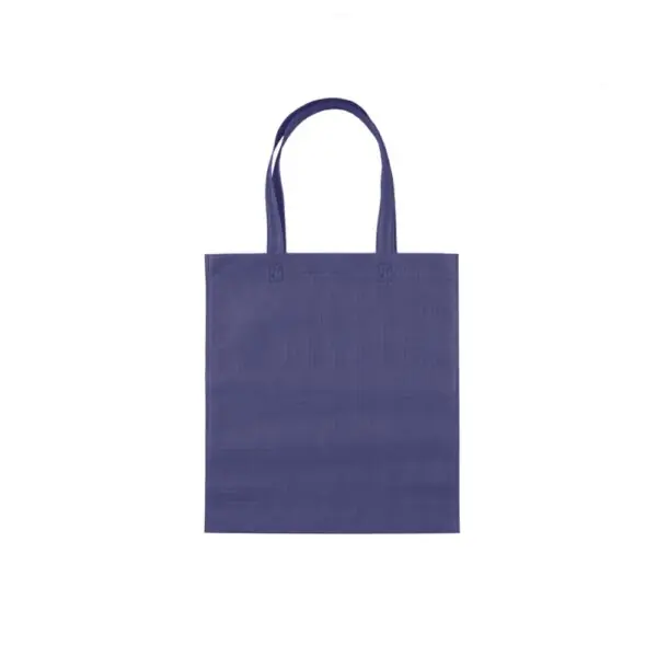 Sacola bege TNT personalizada para eventos corporativos
