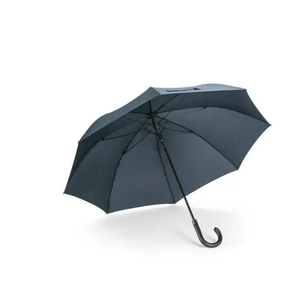 Brinde guarda chuva azul listrado transfer com logo