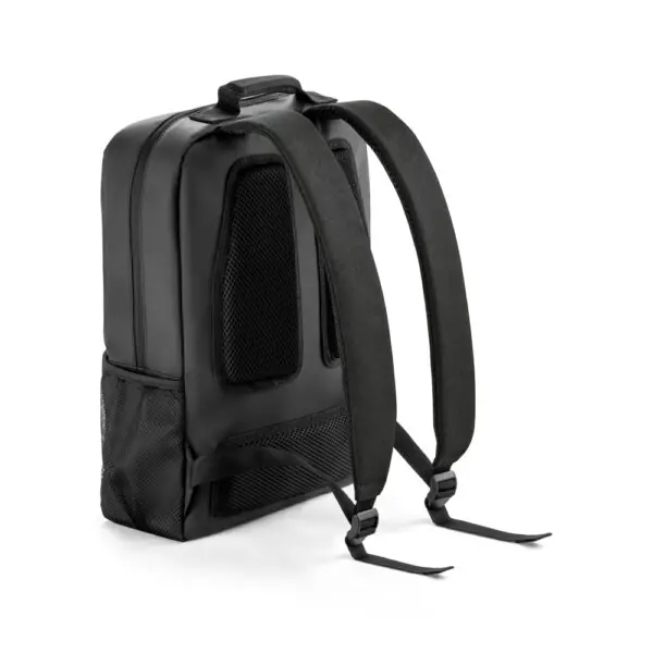 Mochila azul escuro personalizada brinde empresarial