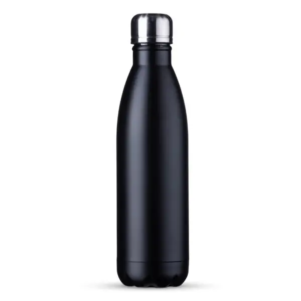 Garrafa laranja fosca 750ml com logo corporativo
