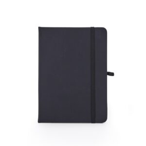 Caderno Personalizado com personalização de marca corporativa. Opção de brinde personalizado para empresas.