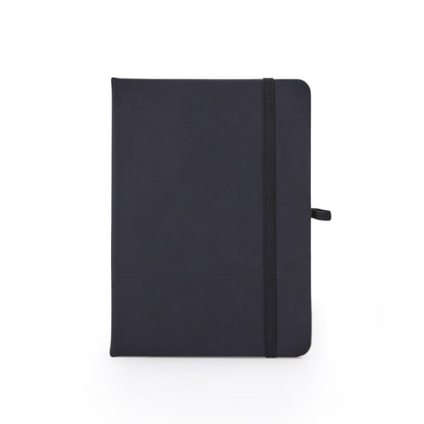 Caderno Personalizado com personalização de marca corporativa. Opção de brinde personalizado para empresas.