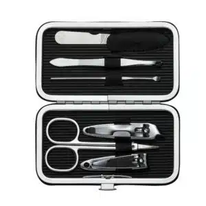 Kit manicure personalizado 6 peças inox com logo corporativo