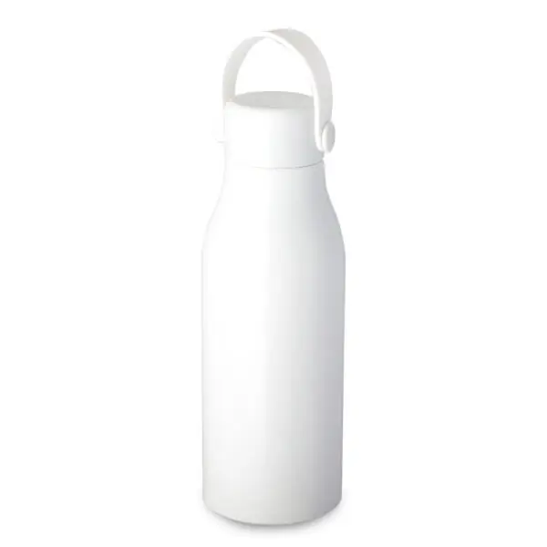 Garrafa azul 650ml com gravação laser para empresas
