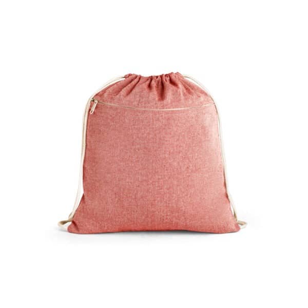 Mochila Saco Personalizada com logotipo de marca empresarial. Opção de brindes para empresa.