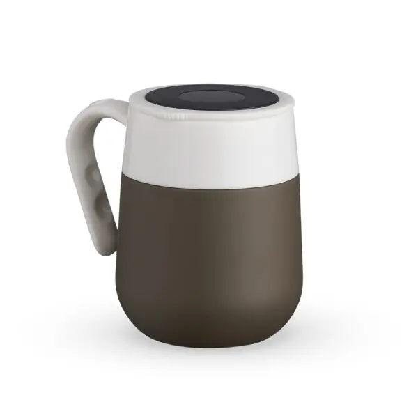 Brinde caneca inox chumbo display LED com logo