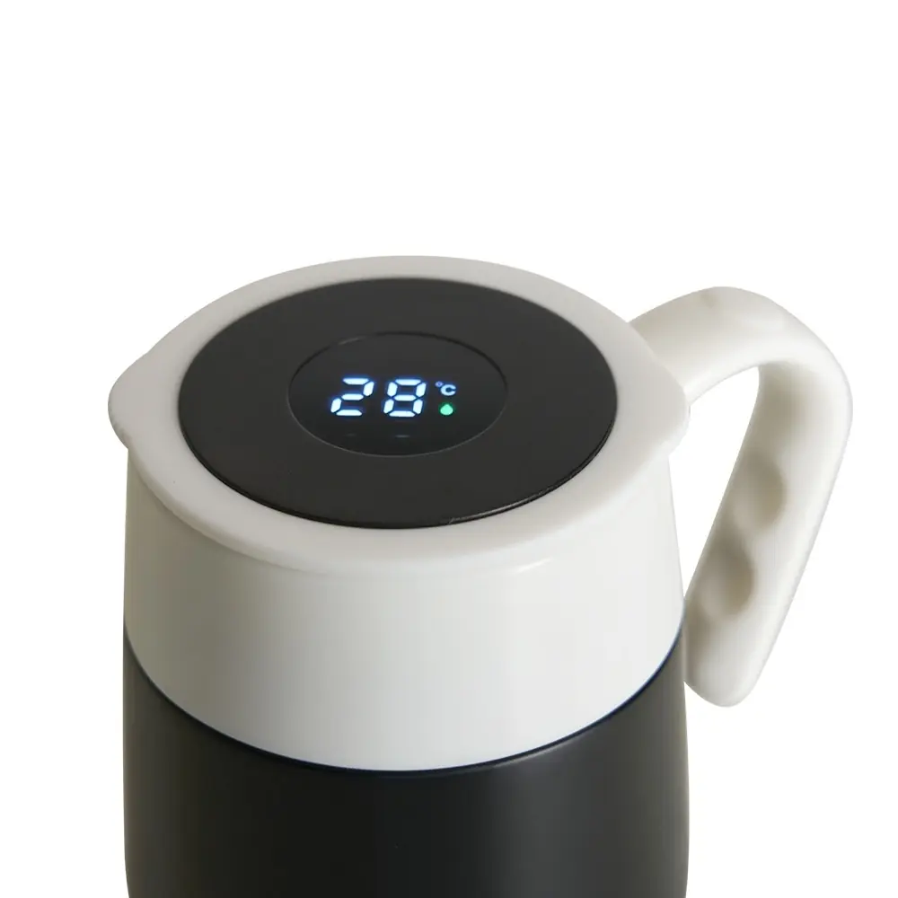 - Huble Brindes Corporativos Caneca Personalizada Térmica Inox 500ml com Display LED - HUBZB-18640