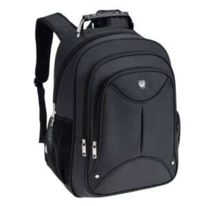 Brinde corporativo: funcional mochila personalizada com logotipo.