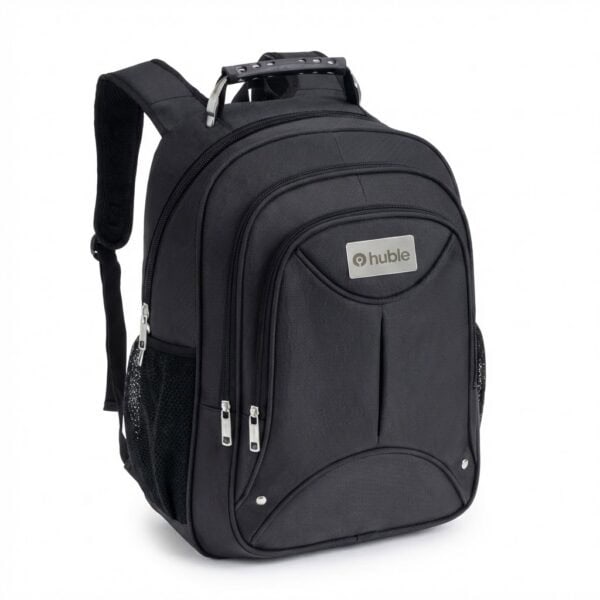 Mochila personalizada preta Michigan para empresas