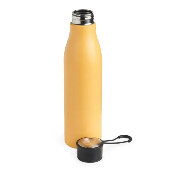 Brinde corporativo garrafa azul inox 800ml personalizada
