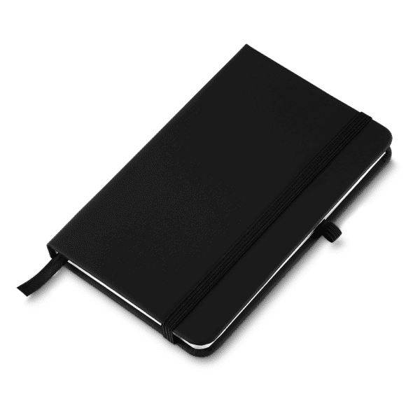 Caderno Personalizado com personalização de marca corporativa. Opção de brindes para empresa.