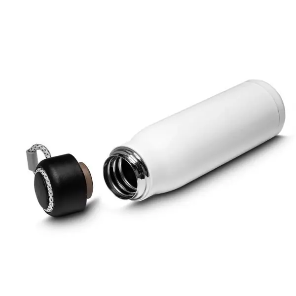 Garrafa térmica branca personalizada 550ml corporativa