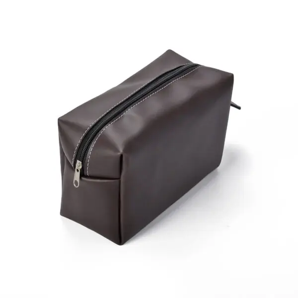 Necessaire Personalizada com logotipo de marca empresarial. Perfeito brinde para empresas.