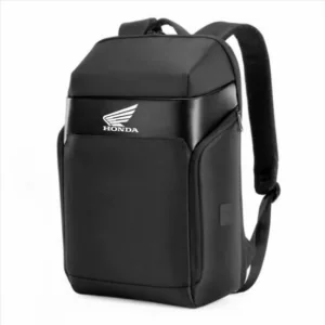 Mochila personalizada premium preta para brindes corporativos