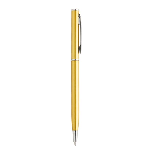 Caneta Personalizada com personalização de logotipo de marca empresarial. Brinde personalizado inovador.