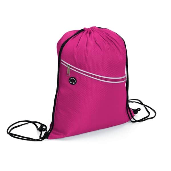 Mochila Saco Personalizada com logotipo de marca empresarial. Opção de brinde corporativo para empresas.