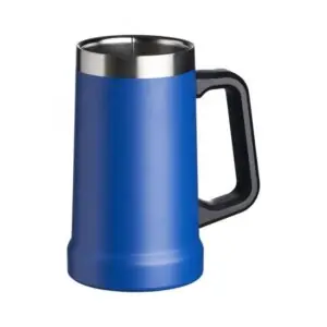 Caneca térmica personalizada 700ml gravação laser azul