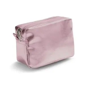Necessaire Personalizada com gravação de logotipo de marca corporativa. Brinde corporativo refinado.