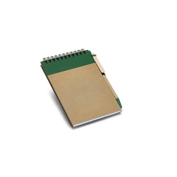 Bloco de Notas Personalizado Bambu Espiral 14,5×10,5cm