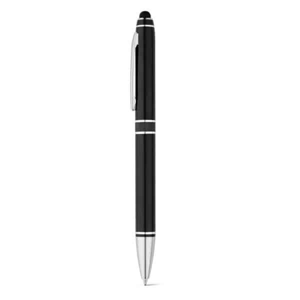 Caneta Personalizada com personalização de logotipo de marca corporativa. Brinde corporativo inovador.