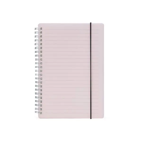 Caderno A5 verde personalizado com logo brinde corporativo