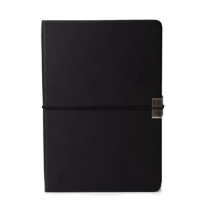 Caderno Personalizado com gravação de marca empresarial. Opção de brindes para empresa.