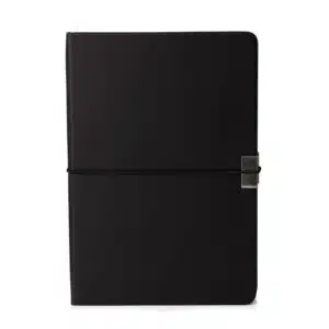 Caderno Personalizado com gravação de marca empresarial. Opção de brindes para empresa.