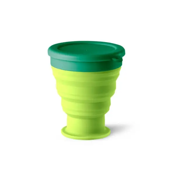 Copo de viagem cinza claro personalizado 400ml