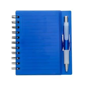 Caderno Personalizado com logotipo de marca empresarial. Opção de brinde corporativo para empresas.