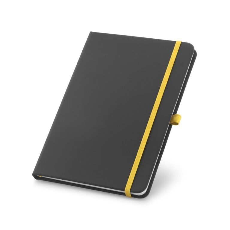 Caderno Personalizado Couro Sintético - COM PAUTA - HUBSP-93717