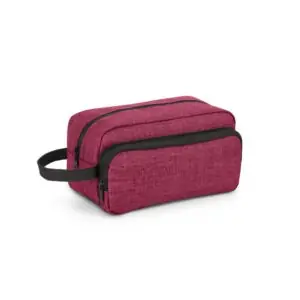 Necessaire Personalizada com logotipo de marca empresarial. Brinde corporativo distinto.