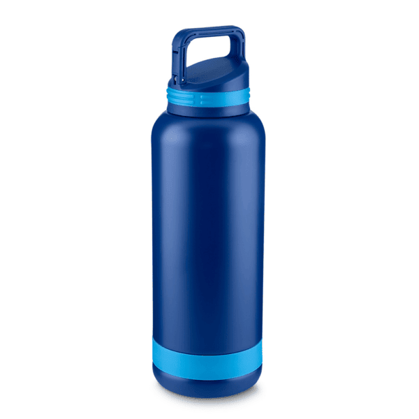 Garrafa Térmica Personalizada com logotipo de marca empresarial. Brinde corporativo exclusivo.