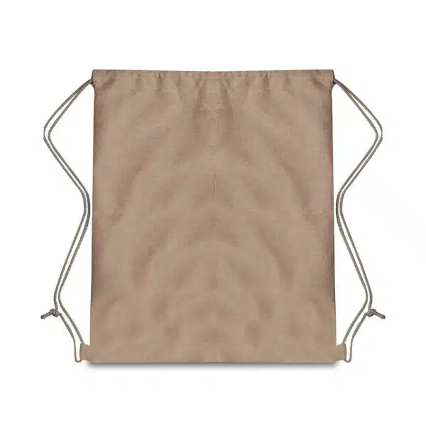 Brinde mochila saco poliéster gravação silk natural